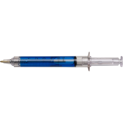 Picture of SYRINGE BALL PEN in Light Blue.