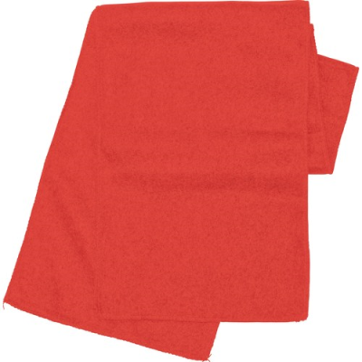 Picture of FLEECE SCARF in Red.