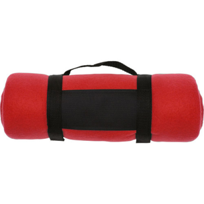 Picture of FLEECE BLANKET in Red.