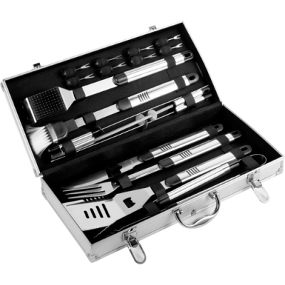 Picture of BARBECUE SET in Silver.