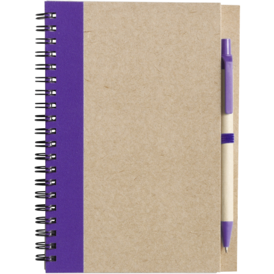 Picture of NOTE BOOK with Ball Pen in Purple