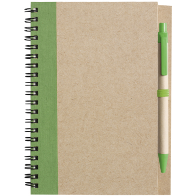 Picture of NOTE BOOK with Ball Pen in Pale Green