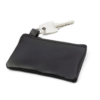 Picture of LEATHER KEY WALLET in Black.