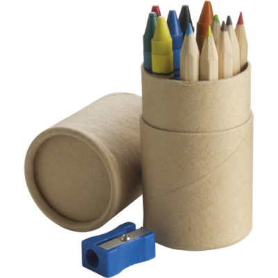 Picture of PENCIL SET in Brown.