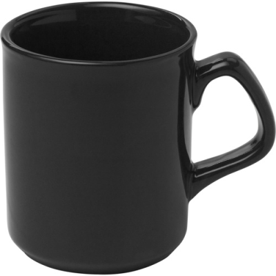 Picture of PORCELAIN MUG in Black.