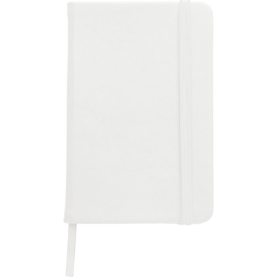 Picture of THE STANWAY - NOTE BOOK SOFT FEEL in White.