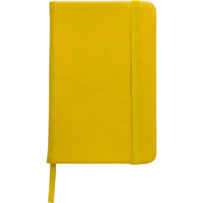 Picture of THE STANWAY - NOTE BOOK SOFT FEEL in Yellow