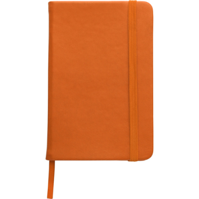 Picture of THE STANWAY - NOTE BOOK SOFT FEEL in Orange.