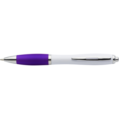 Picture of PLASTIC BALL PEN in Purple.