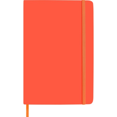 Picture of THE BRAISWICK - NOTE BOOK SOFT FEEL in Orange.