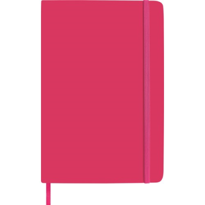 Picture of THE BRAISWICK - NOTE BOOK SOFT FEEL in Pink.