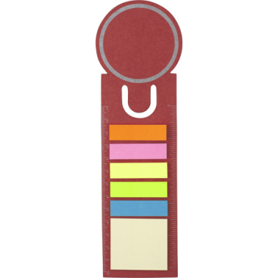 Picture of THE REGATTA - BOOKMARK AND STICKY NOTES in Red