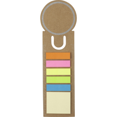 Picture of BOOKMARK AND STICKY NOTES in Brown