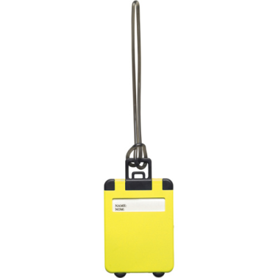 Picture of LUGGAGE TAG in Yellow.