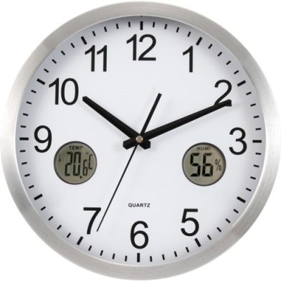 Picture of WALL CLOCK in Silver.