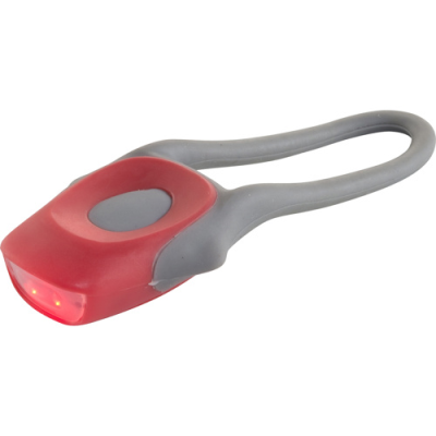 PLASTIC BICYCLE LIGHT in Red.