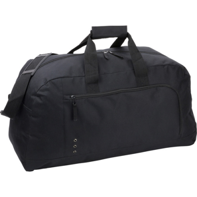 Picture of SPORTS & TRAVEL BAG in Black.