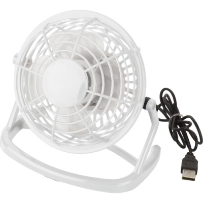 Picture of USB DESK FAN in White.