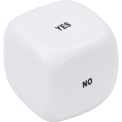 Picture of ANTI STRESS DICE in White.