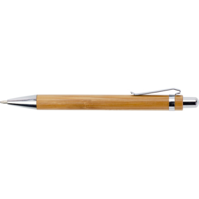 Picture of BAMBOO BALL PEN in Brown.