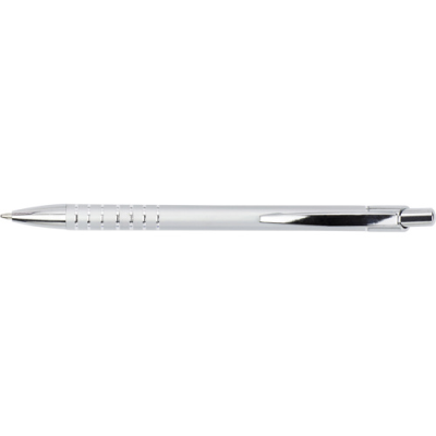 Picture of ALUMINIUM METAL BALL PEN in Silver.