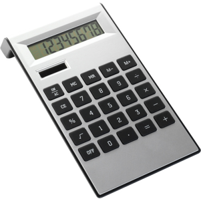 Picture of DESK CALCULATOR in Black & Silver.