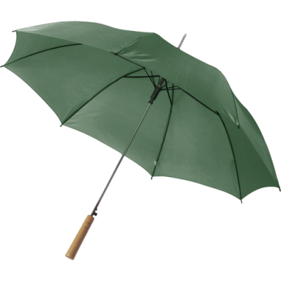 POLYESTER (190T) UMBRELLA in Green.