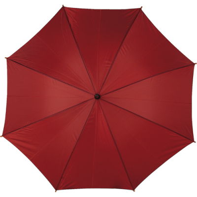 Picture of CLASSIC NYLON UMBRELLA in Burgundy.