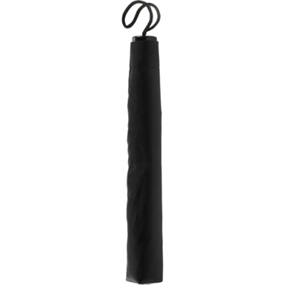 TELESCOPIC UMBRELLA in Black.