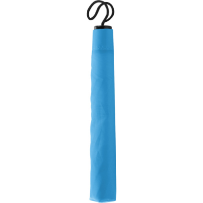 TELESCOPIC UMBRELLA in Light Blue.