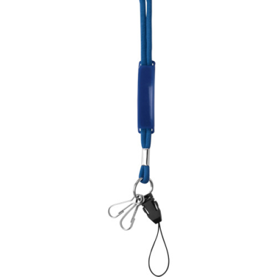 Picture of LANYARD PVC BADGE in Blue.