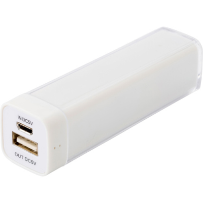 Picture of POWER BANK in White.