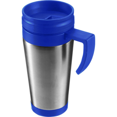 Picture of STEEL TRAVEL MUG in Blue.