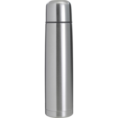 Picture of STAINLESS STEEL METAL DOUBLE WALLED VACUUM FLASK (1000ML) in Silver