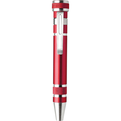 Picture of PEN SHAPE SCREWDRIVER in Red.