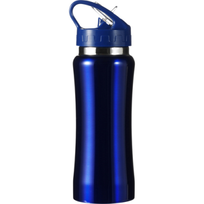 Picture of STEEL DRINK BOTTLE (600ML) SINGLE WALLED in Blue