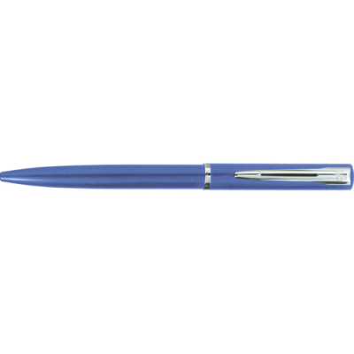 Picture of WATERMAN GRADUATE SILVER CHROME BALL PEN in Blue