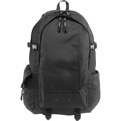 Picture of RIPSTOP BACKPACK RUCKSACK in Black