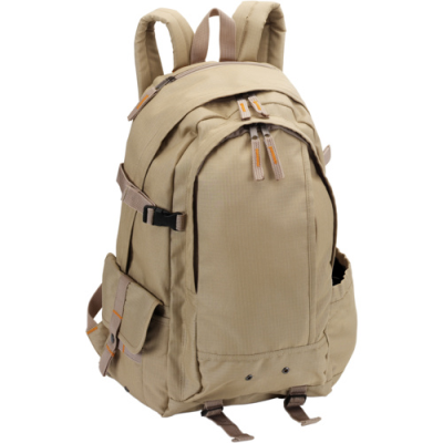 Picture of RIPSTOP BACKPACK RUCKSACK in Khaki.