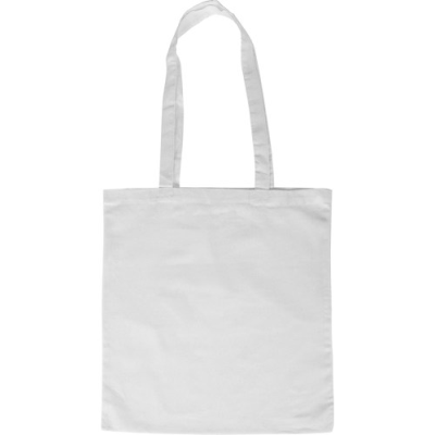 Picture of ECO FRIENDLY COTTON SHOPPER TOTE BAG in White