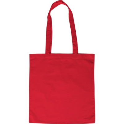 Picture of ECO FRIENDLY COTTON SHOPPER TOTE BAG in Red