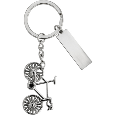 Picture of NICKEL PLATED KEYRING CHAIN in Silver.