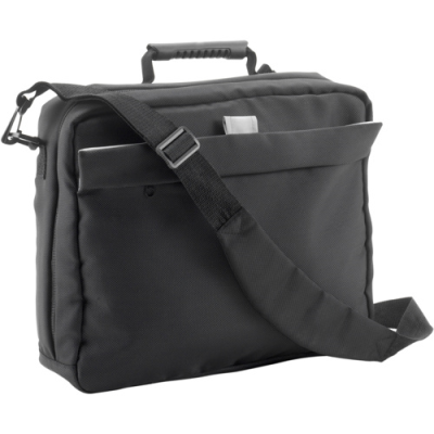 Picture of LAPTOP & DOCUMENT BAG in Black.