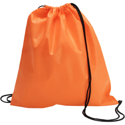 Picture of DRAWSTRING BACKPACK RUCKSACK in Orange