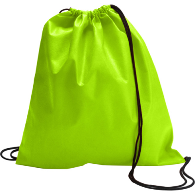 Picture of DRAWSTRING BACKPACK RUCKSACK in Lime