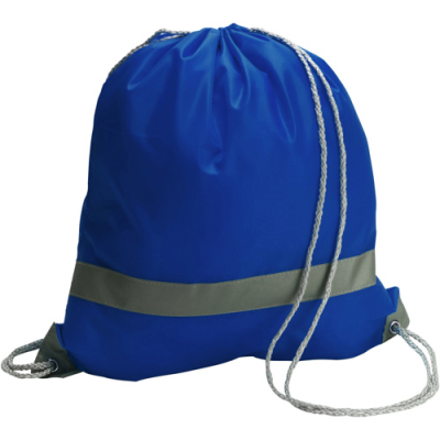 Picture of DRAWSTRING BACKPACK RUCKSACK in Cobalt Blue