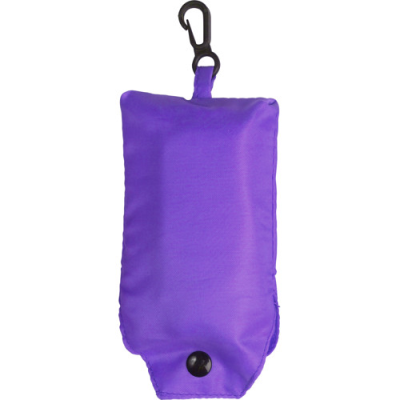 Picture of FOLDING SHOPPER TOTE BAG in Purple.