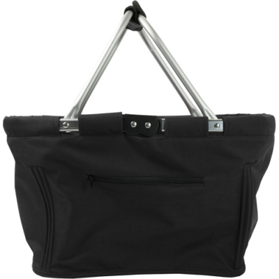 Picture of FOLDING SHOPPER TOTE BAG in Black.