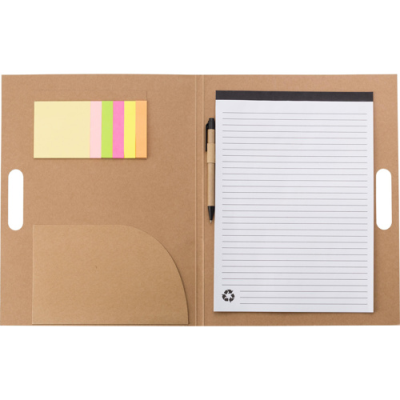 Picture of FOLDER with Card Cover in Brown.