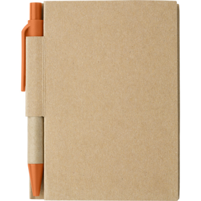 Picture of SMALL NOTE BOOK in Orange.